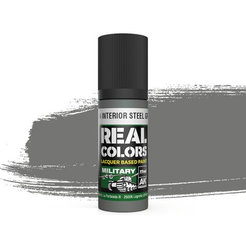 Przejdź do produktu AK Interactive RC979 - Farba A-14 Interior Steel Grey 17 ml
