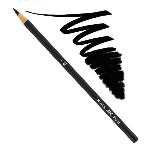 Przejdź do produktu AK INTERACTIVE 10001 - Weathering Pencil - Black - kredka do weatheringu