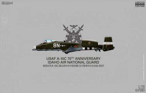 Przejdź do produktu Great Wall Hobby S7210 - 1:72 USAF A-10C 75th Anniversary Idaho Air National Guard 2021
