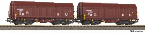 Przejdź do produktu Piko 28337 H0 - Zestaw 2 wagonów towarowych teleskopowych DB AG, ep.V