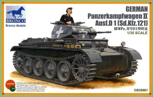 Przejdź do produktu BRONCO CB 35061 - 1:35 PanzerKampfwagen II Ausf. D1