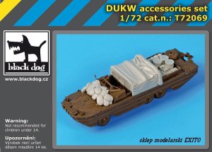 BLACK DOG T72069 - 1:72 DUKW accessories set