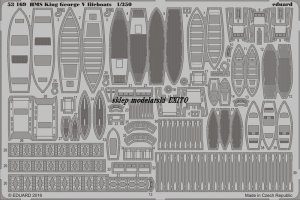 EDUARD 53169 - 1:350 HMS King George V lifeboats