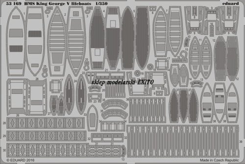 Przejdź do produktu EDUARD 53169 - 1:350 HMS King George V lifeboats