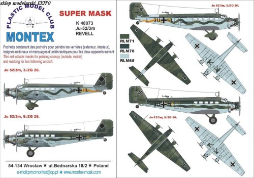 Przejdź do produktu MONTEX K48073 - 1:48 Ju-52