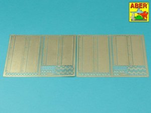 ABER 16143 - 1:16 Tiger I, E Tunisia 501 Abt - Side fenders