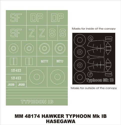 Przejdź do produktu MONTEX MM48174 - 1:48 Typhoon Mk.IB Bubbletop