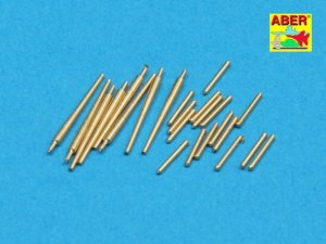 ABER 1:350L-37  - 1:350 Set of 8 pcs 127 mm barrels with recoil for Japan ships