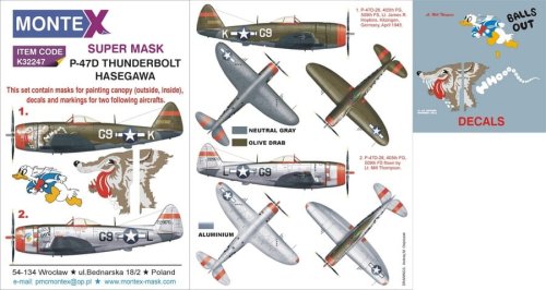 Przejdź do produktu MONTEX K32247 - 1:32 P-47D Thunderbolt