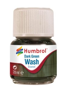 Humbrol AV0203 - Wash olejny Dark Green 28ml