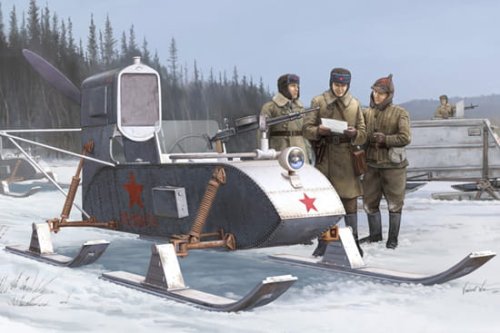 Przejdź do produktu TRUMPETER 02322 - 1:35 Soviet Aerosan RF-8 / GAZ-98