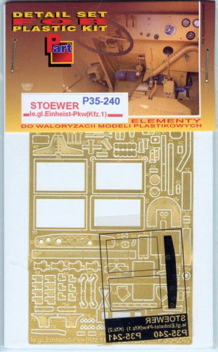 Przejdź do produktu PART P35240 - 1:35 le.gl.Einheist-Pkw (Kfz.1) Stoewer
