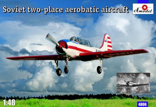 Przejdź do produktu AMODEL 4806 - 1:48 Yakovlev Yak-52