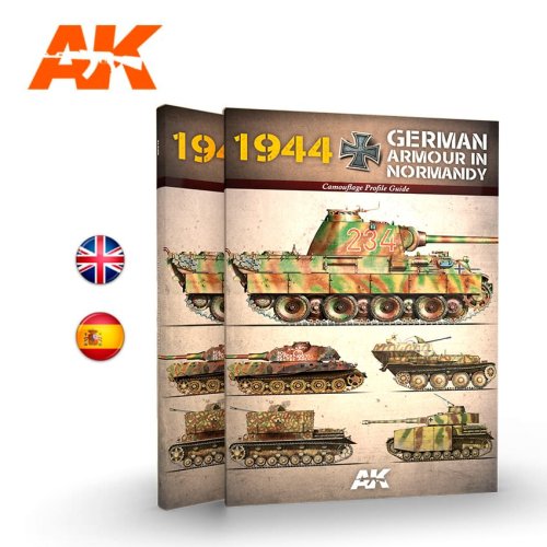 Przejdź do produktu AK INTERACTIVE 916 - 1944 German Armour in Normandy - Camouflage Profile Guide