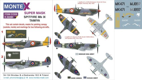 Przejdź do produktu MONTEX K32280 - 1:32 Spitfire Mk.IX
