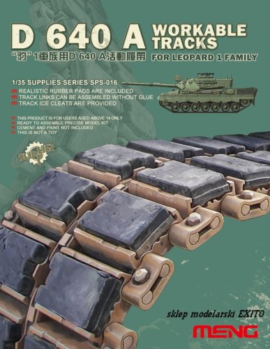 Przejdź do produktu MENG MODEL SPS016 - 1:35 D 640 A Workable Tracks for Leopard 1 Family