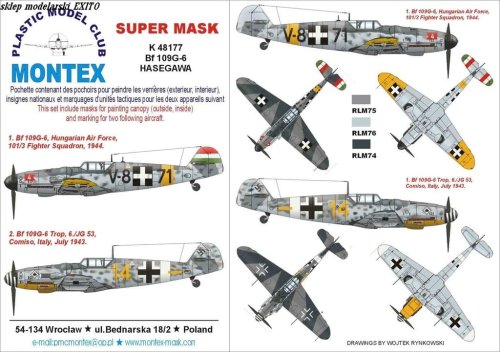 Przejdź do produktu MONTEX K48177 - 1:48 Bf-109G-6