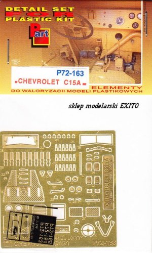 Przejdź do produktu PART P72163 - 1:72 Chevrolet C.15A No.11 Cab Personnel Lorry