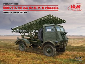 ICM 35591 - 1:35 BM-13-16 on W.O.T. 8 chassis WWII Soviet MLRS
