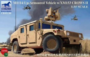 BRONCO CB 35136 - 1:35 M1114 Up-Armoured Vehicle w/XM153 CROWS II