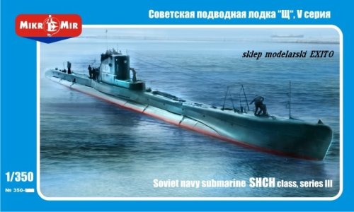 Przejdź do produktu MIKROMIR 350011 - 1:350 Soviet Navy submarine SHCH V-bis 2 series III
