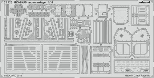 Przejdź do produktu EDUARD 32425 - 1:32 MiG-29UB undercarriage
