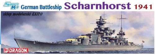 Przejdź do produktu DRAGON 1036 - 1:350 German Battleship Scharnhorst 1941