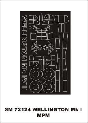 Przejdź do produktu MONTEX SM72124 - 1:72 Wellington Mk.I/VIII