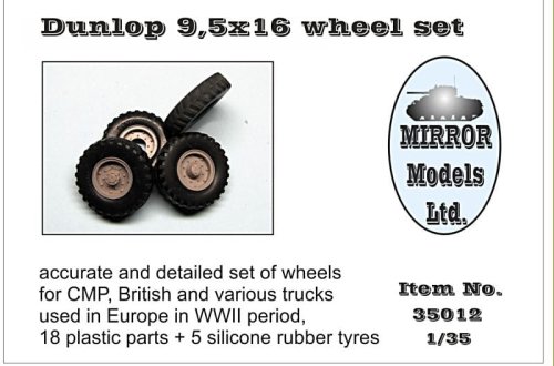 Przejdź do produktu MIRROR MODELS 35012 - 1:35 Dunlop 9,5x16 wheel set
