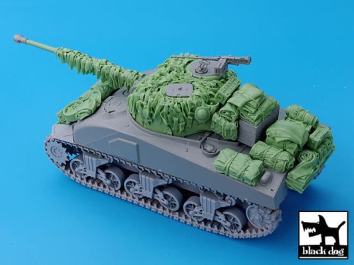 Przejdź do produktu BLACK DOG T35028 - 1:35 British Sherman Firefly hessian tape camo net accessories set