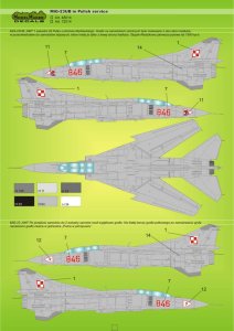 MODELMAKER D72014 - 1:72 MiG-23UB in Polish Service