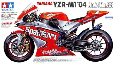 Przejdź do produktu TAMIYA 14100 - 1:12 Yamaha YZR-M1 04 No.7/No.33