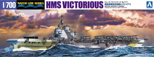 Przejdź do produktu AOSHIMA 05106 - 1:700 HMS Victorious - British Aircraft Carrier
