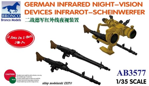 Przejdź do produktu BRONCO AB 3577 - 1:35 German Infrared Night -Vision Devices