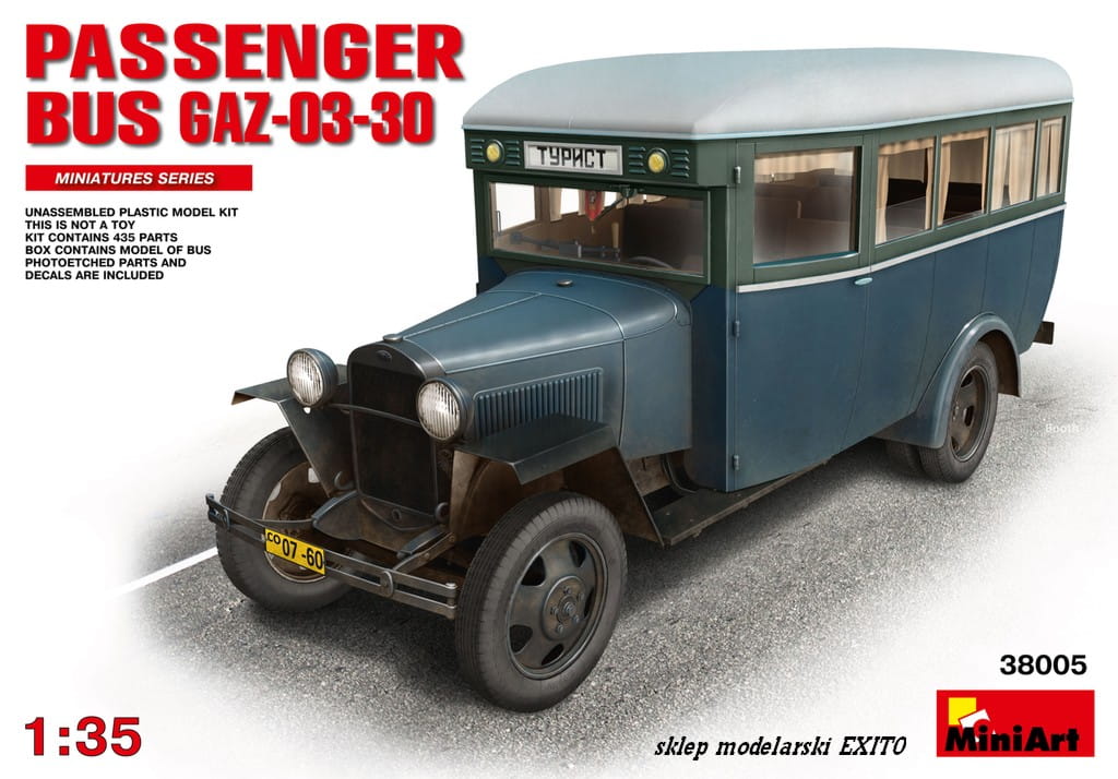 Przejdź do produktu MINIART 38005 - 1:35 Passanger Bus GAZ-03-30