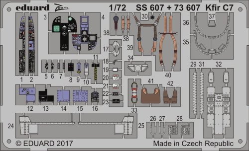 Przejdź do produktu EDUARD SS607 - 1:72 Kfir C7