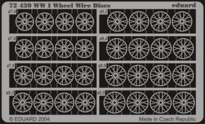 EDUARD 72439 - 1:72 WWI Wheel Wire Discs