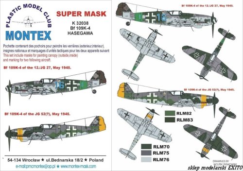 Przejdź do produktu MONTEX K32038 - 1:32 Bf-109 K-4