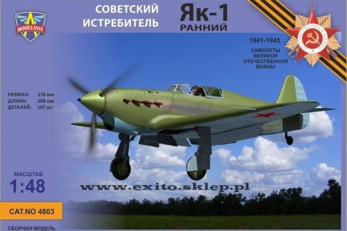 Przejdź do produktu MODELSVIT 4803 - 1:48 Yakovlev Yak-1 Early version