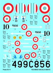 TECHMOD 48091 - 1:48 Potez 63-11 w/masks