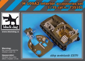 BLACK DOG T35101 - 1:35 M 109A2 interior accessories set