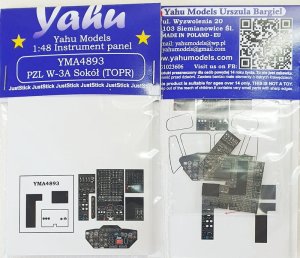 YAHU YMA4893 - 1:48 PZL W-3A Sokół TOPR tablica przyrządów