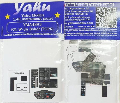 Przejdź do produktu YAHU YMA4893 - 1:48 PZL W-3A Sokół TOPR tablica przyrządów