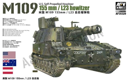 Przejdź do produktu AFV CLUB 35329 - 1:35 M109 155mm L23 howitzer