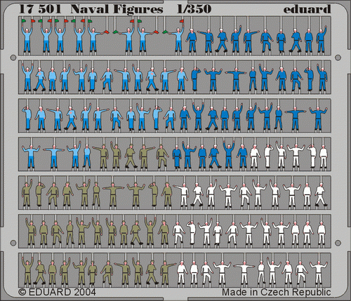 Przejdź do produktu EDUARD 17501 - 1:350 Naval Figures