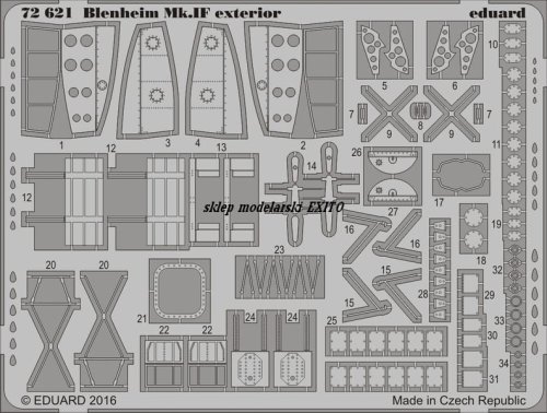 Przejdź do produktu EDUARD 72621 - 1:72 Blenheim Mk.IF exterior
