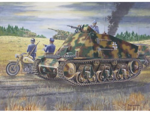 Przejdź do produktu TRUMPETER 00355 - 1:35 German 38(H) the artillery observation vehicle
