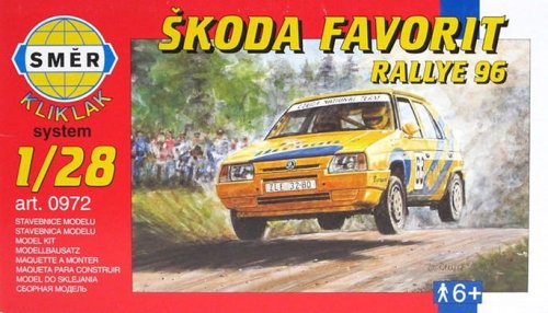 Przejdź do produktu SMER 0972 - 1:28 Skoda Favorit Rallye 96