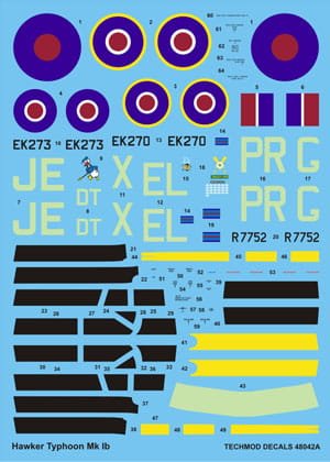 Przejdź do produktu TECHMOD 48042 - 1:48 Typhoon Mk.Ib