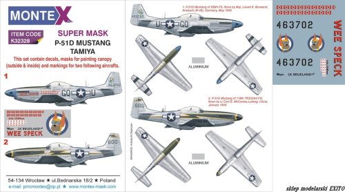 Przejdź do produktu MONTEX K32328 - 1:32 P-51D Mustang